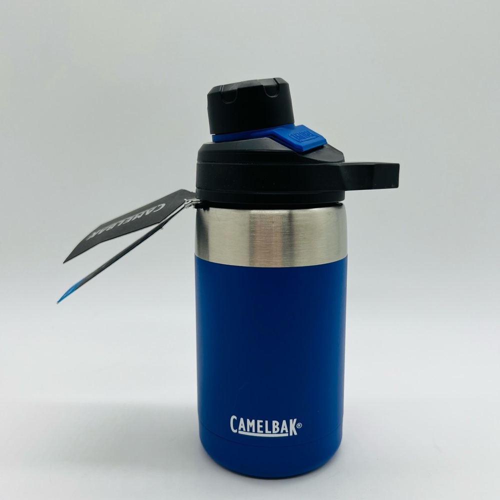 CamelBak Cobalt Blue Insulated 12 OZ. Chute Mag Stainless Steel Bottle NWT